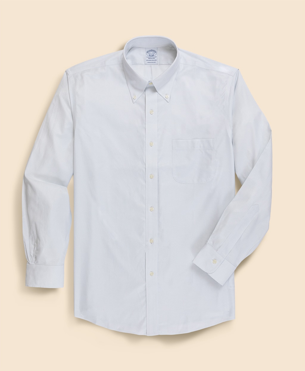Brooks Brothers Explorer　ノンアイロン　マイクロプリント　ドレスシャツ　Regular Fit2
