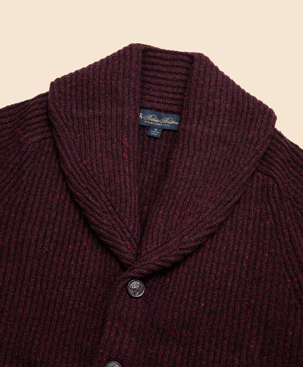 ドネガルウール ショールカラー カーディガン | Brooks Brothers Japan ドネガルウール ショールカラー カーディガン | Brooks Brothers Japan