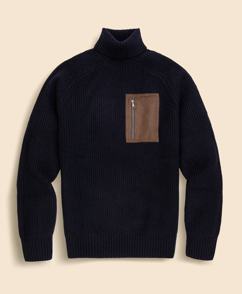 ウール イングリッシュリブ タートルネックセーター | Brooks Brothers