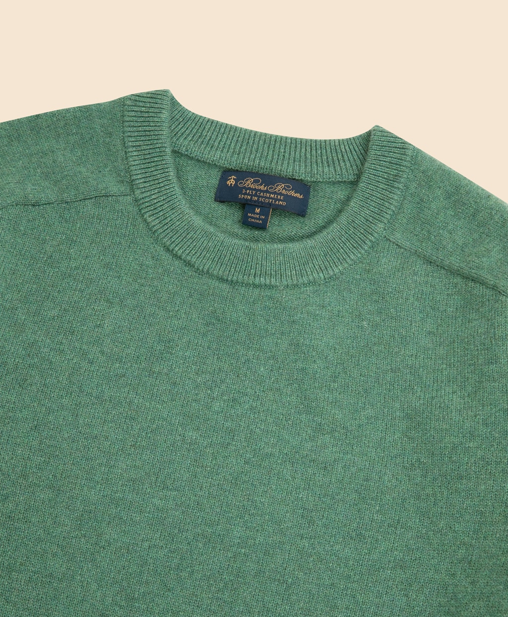 カシミヤ サドルショルダー クルーネックセーター | Brooks Brothers