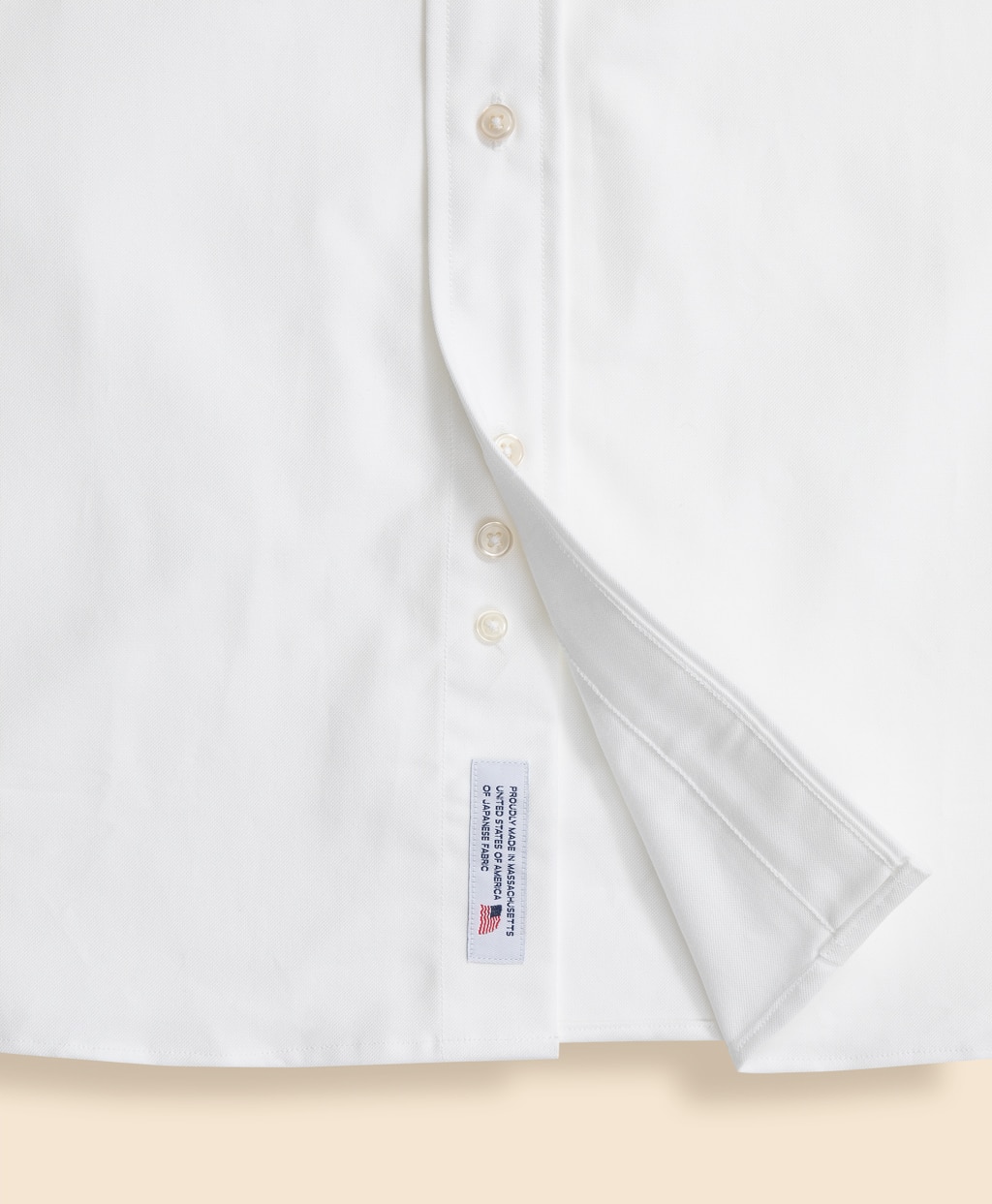 【BD125周年プリント対象メンズドレスシャツ】 スーピマコットン オックスフォード ドレスシャツ Regular Fit Made in USA6