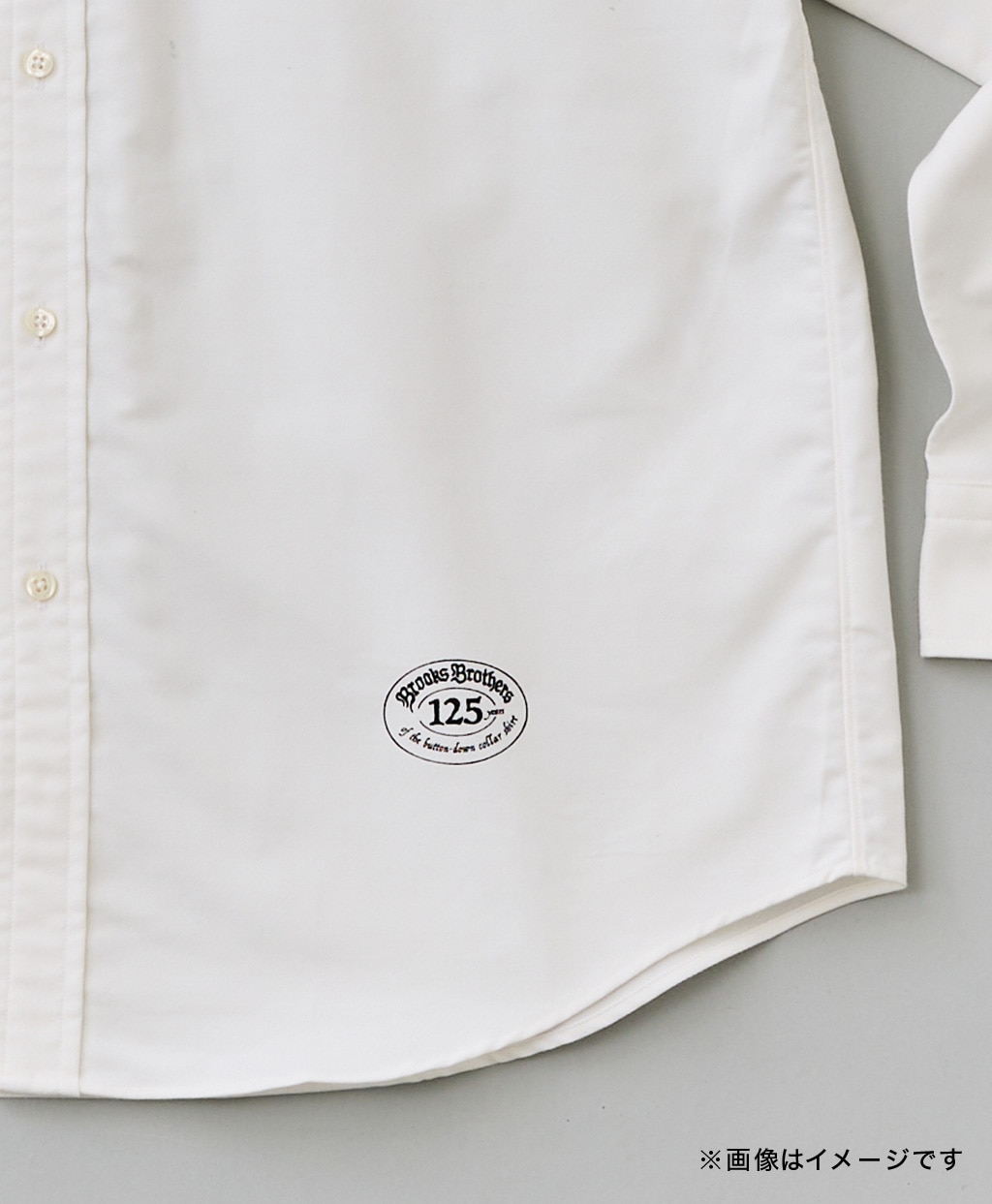 【BD125周年プリント対象メンズドレスシャツ】 スーピマコットン オックスフォード ドレスシャツ Regular Fit Made in USA13