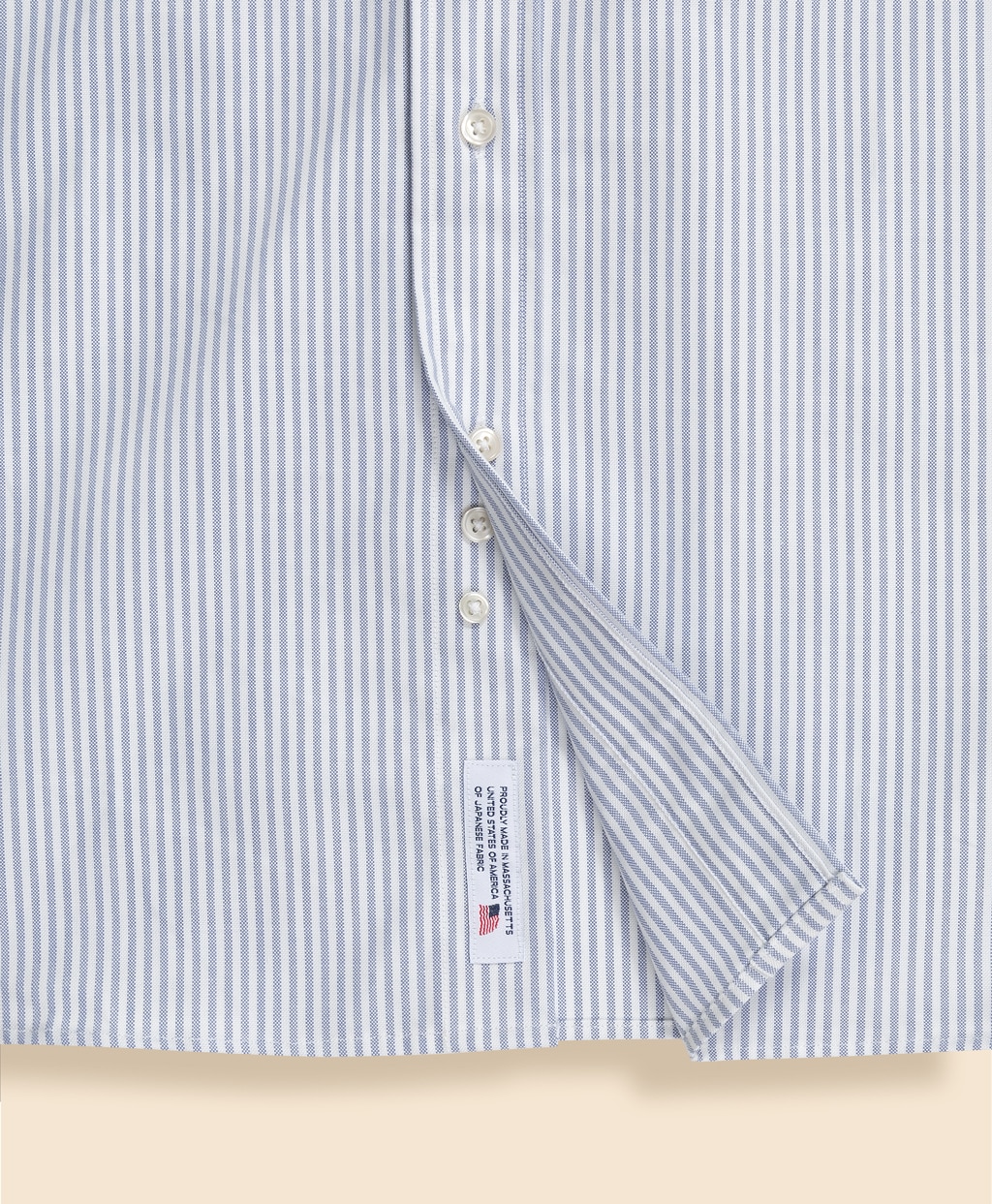 【BD125周年プリント対象メンズドレスシャツ】 スーピマコットン オックスフォード ドレスシャツ Regular Fit Made in USA6