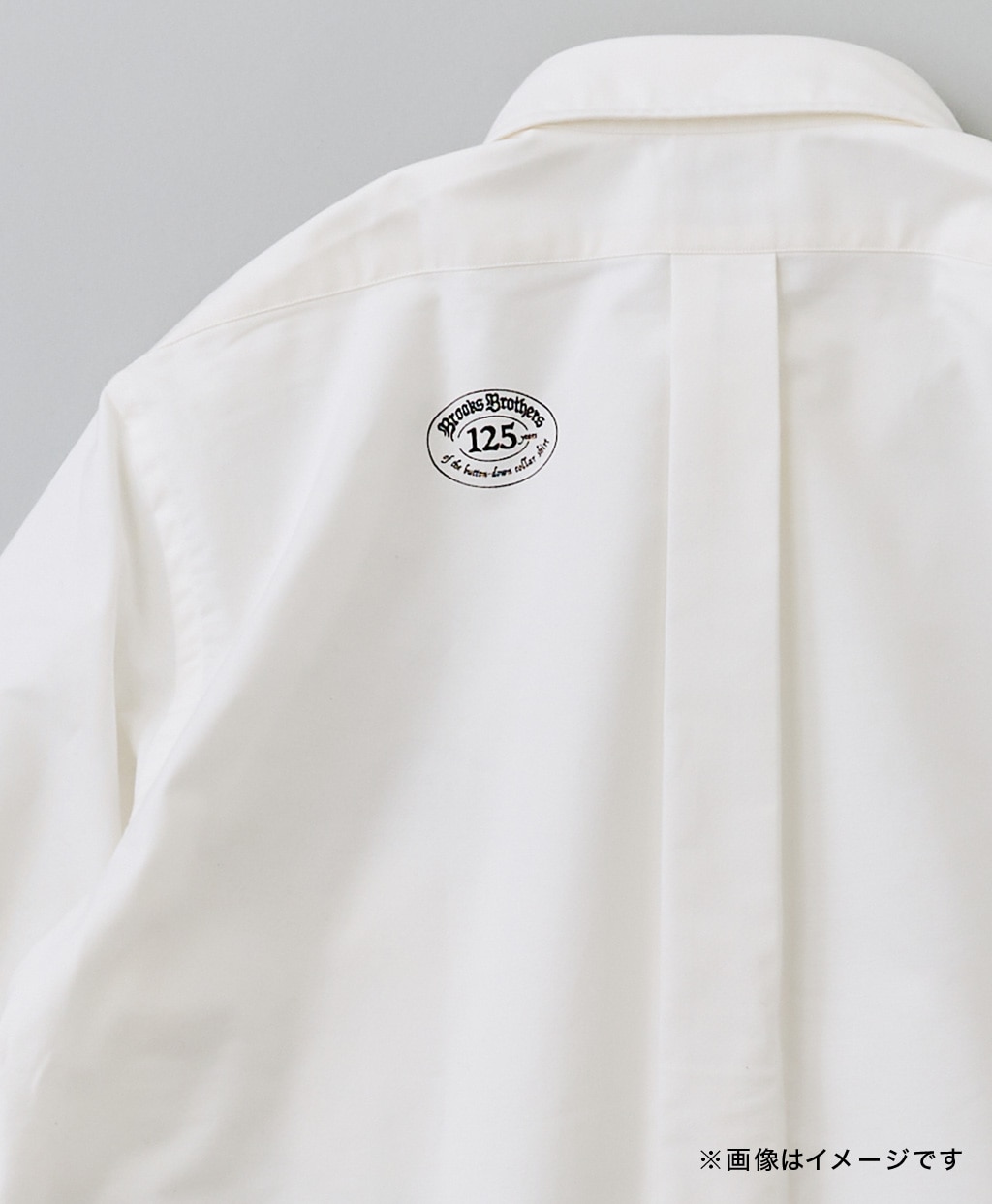 【BD125周年プリント対象GFロゴ入りメンズシャツ】 ノンアイロン ストレッチオックスフォード GFロゴ スポーツシャツ Regular Fit5