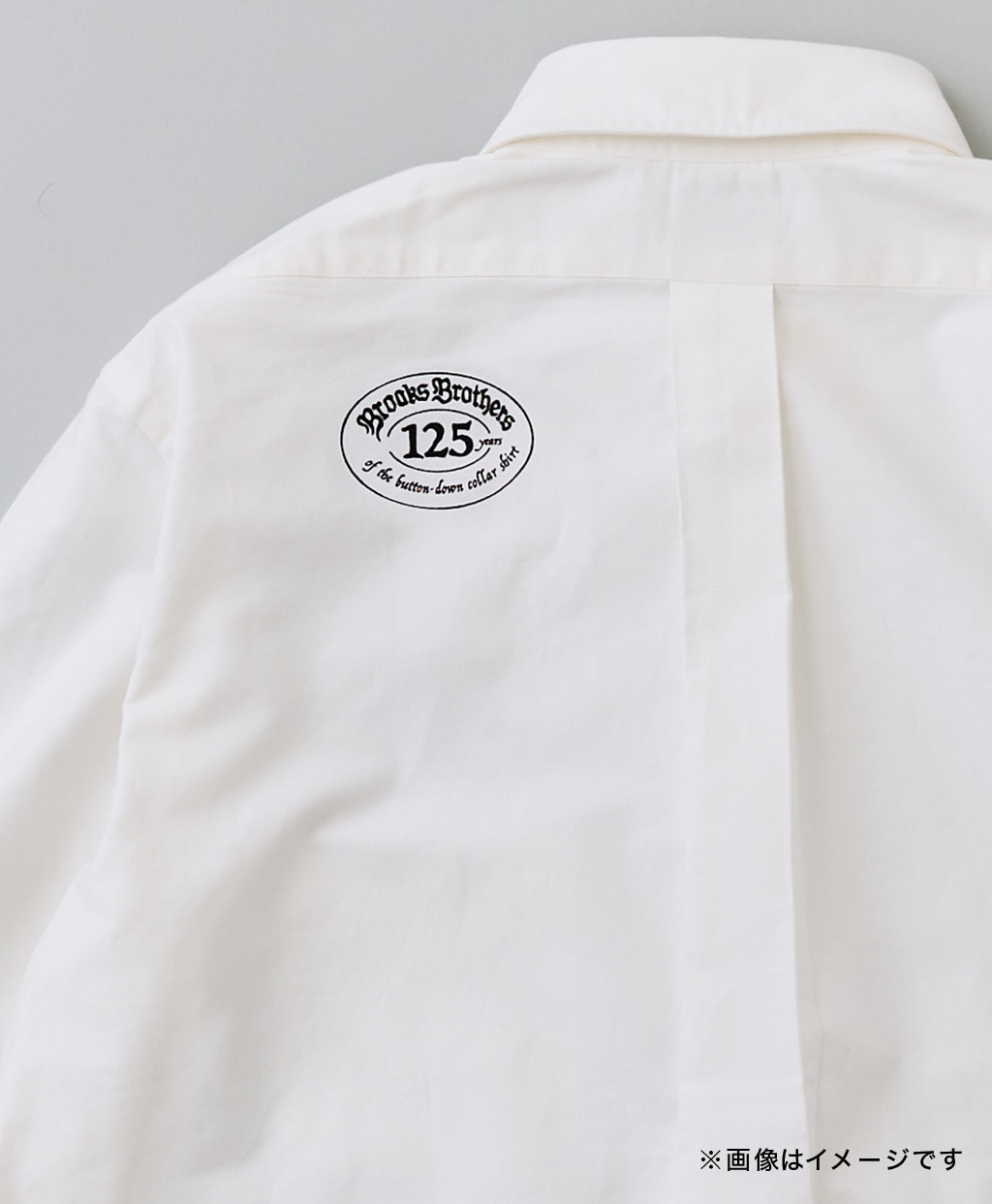 【BD125周年プリント対象GFロゴ入りメンズシャツ】 ノンアイロン ストレッチオックスフォード GFロゴ スポーツシャツ Regular Fit4