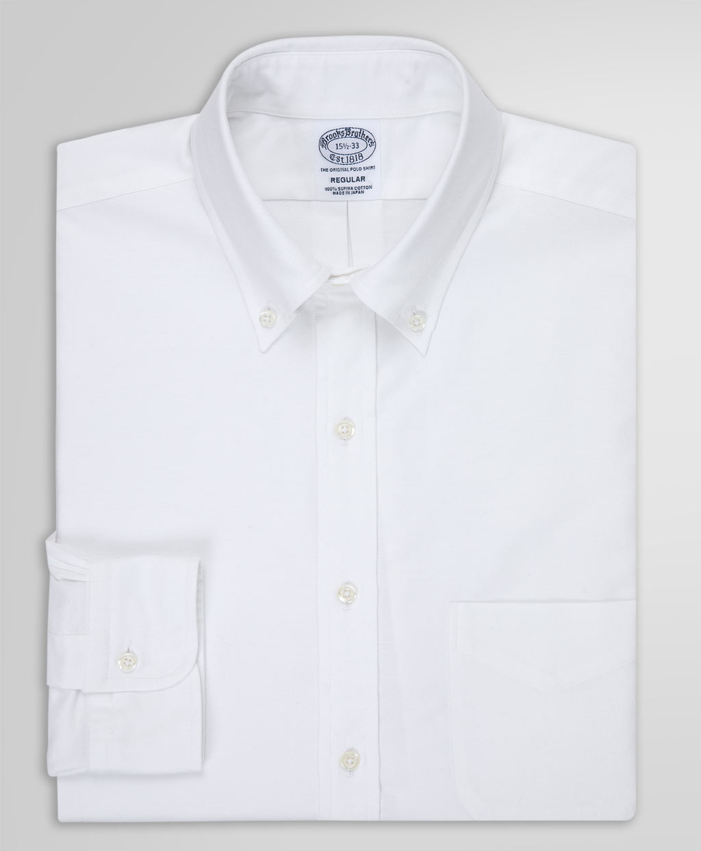 【BD125周年プリント対象メンズドレスシャツ】 スーピマコットン オックスフォード ドレスシャツ Regular Fit3