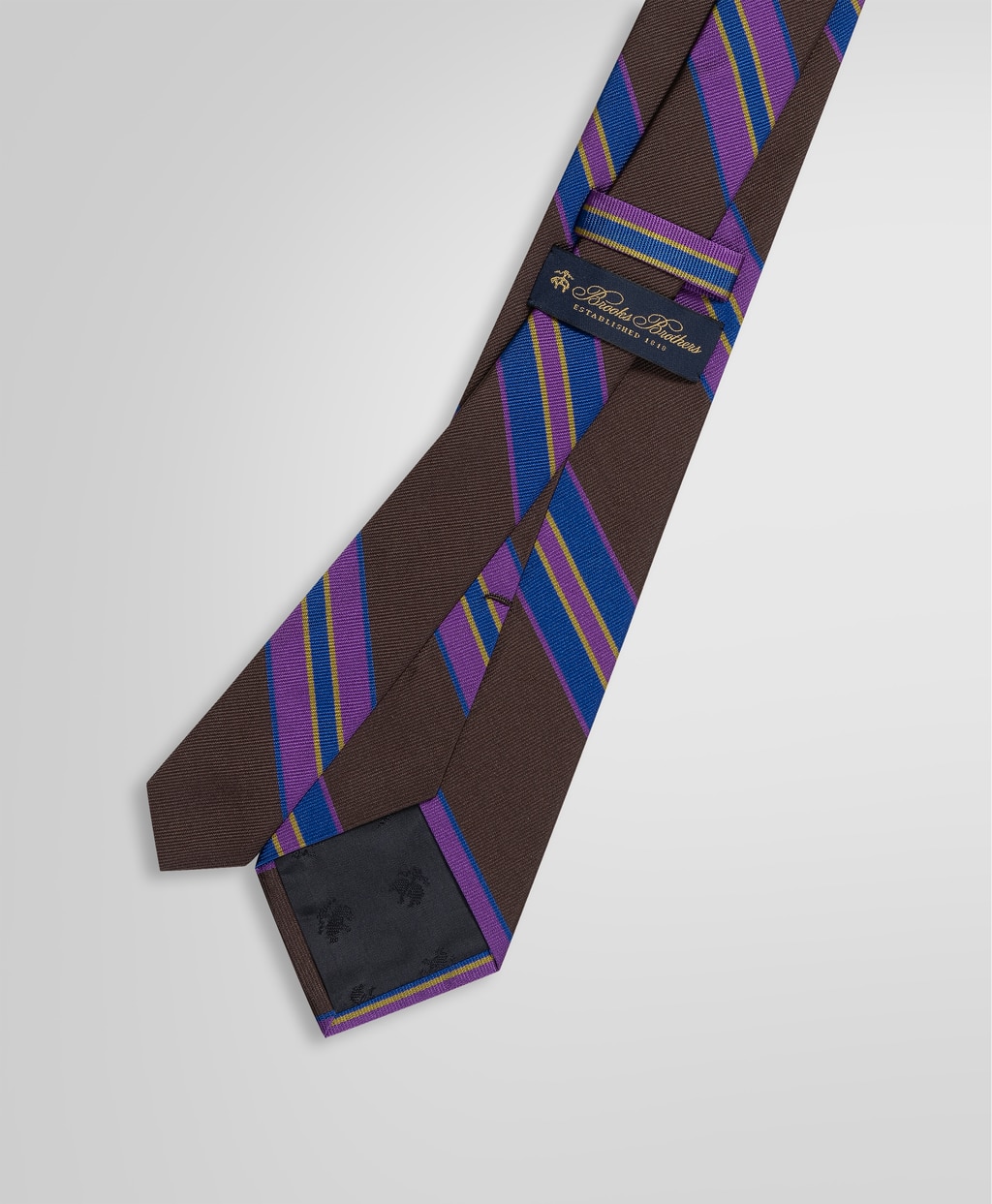 シルク　ワイドストライプ　レップタイ2