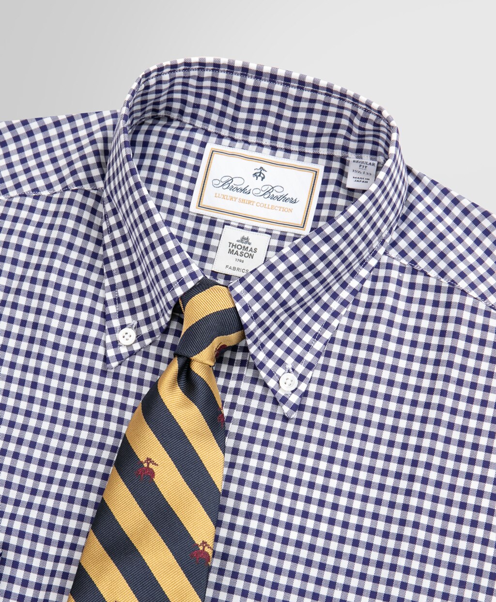 コットン ギンガムチェック ドレスシャツ Regular Fit | Brooks Brothers Japan (ブルックス ブラザーズ ジャパン) コットン ギンガムチェック ドレスシャツ Regular Fit | Brooks Brothers Japan (ブルックス ブラザーズ ジャパン)