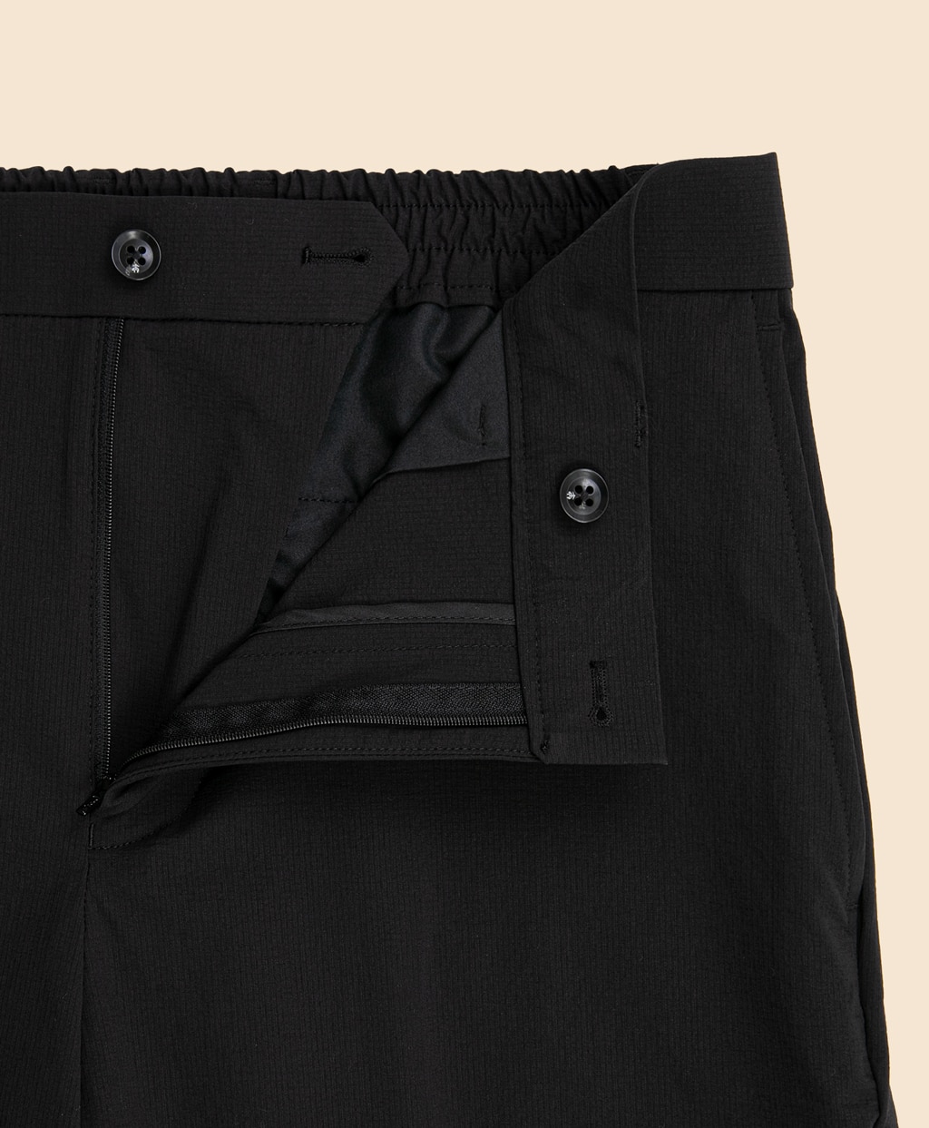 ナイロン／ポリウレタン　ウォッシャブル　プレーンフロント　トラウザーズ　Classic3