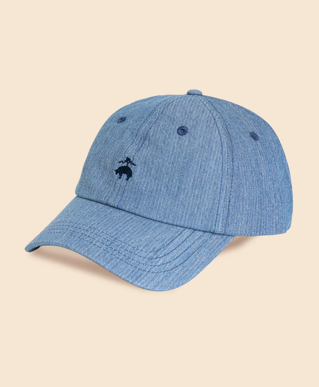 Brooks Brothers×NEAT コットン ヘリンボーンデニム GFロゴ