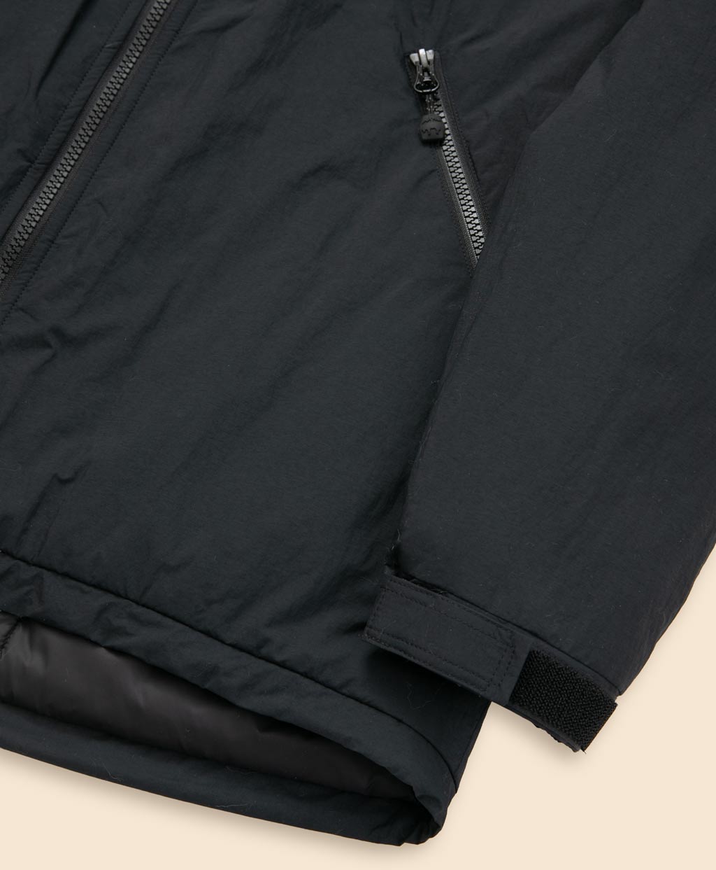 ナイロン フーデッド パッファージャケット3