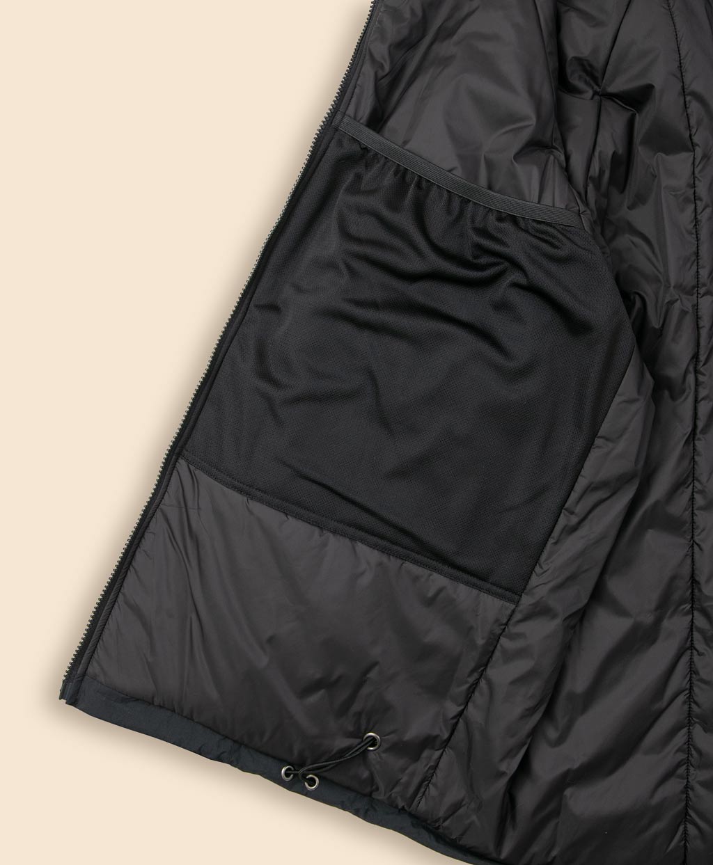 ナイロン フーデッド パッファージャケット6