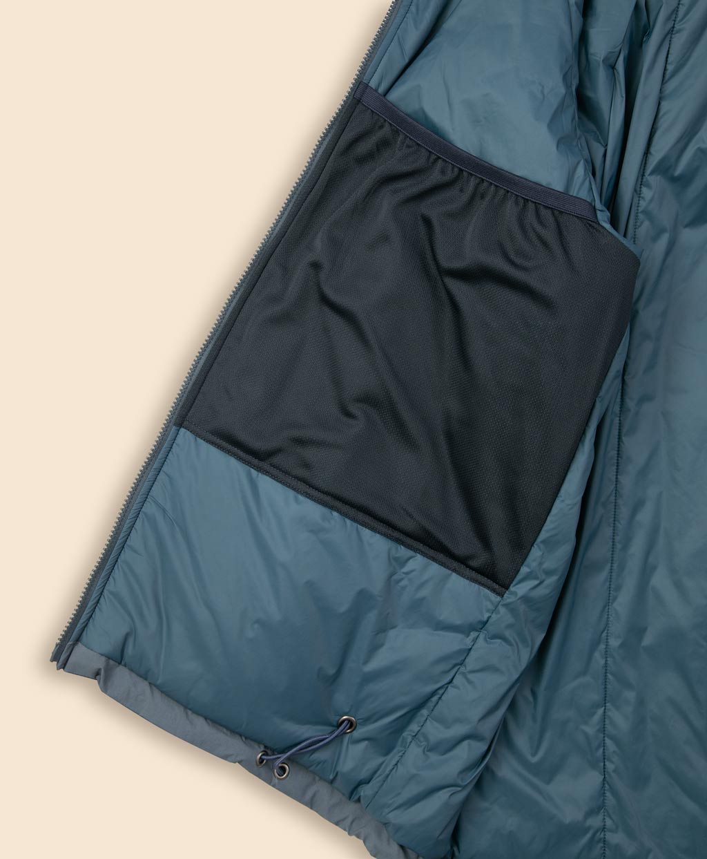 ナイロン フーデッド パッファージャケット6