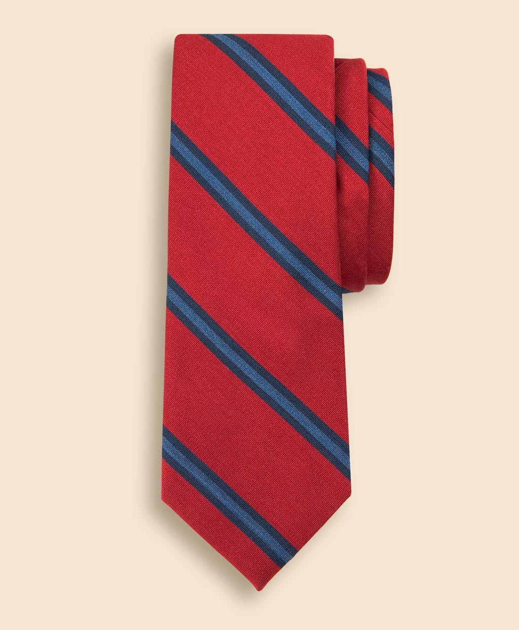 ブルックスブラザーズ（Brooks Brothers）/タッサーシルク／コットン　BB#2ストライプタイ タッサーシルク／コットン BB#2ストライプタイ | Brooks Brothers