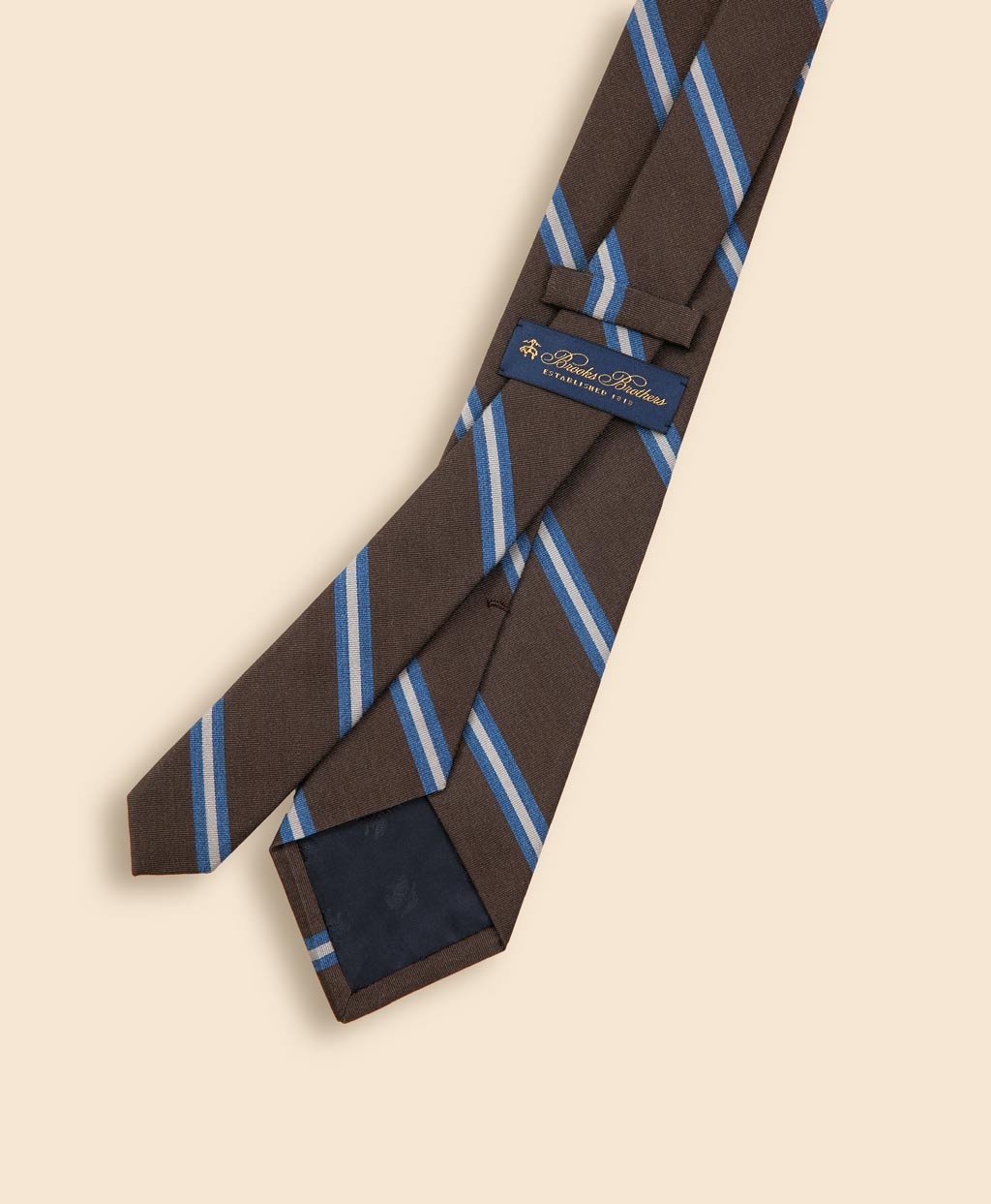 ウール/シルク ダブルストライプ ガルザタイ　ブルックスブラザーズ ウール/シルク ダブルストライプ ガルザタイ | Brooks Brothers
