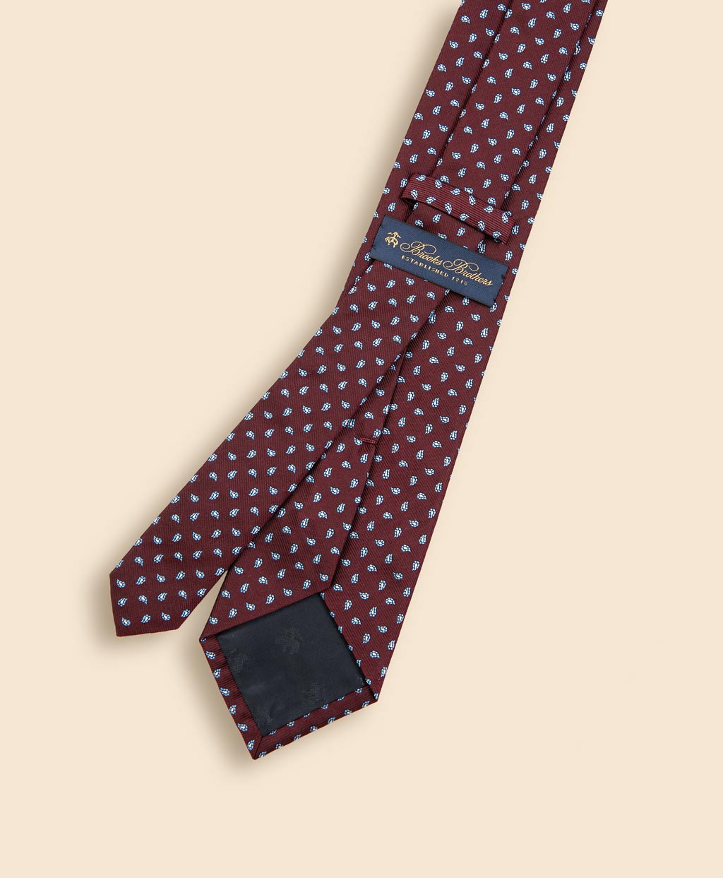 シルク スモールペイズリー ジャカードタイ | Brooks Brothers Japan