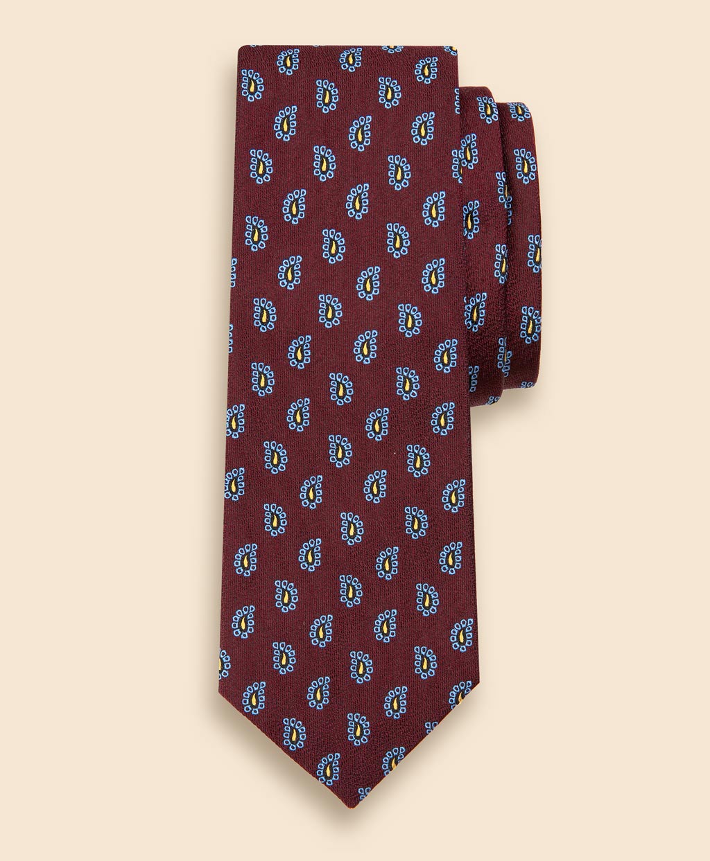 シルク ラージペイズリー ジャカードタイ | Brooks Brothers