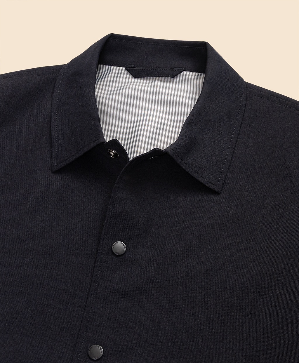 ウール／ポリエステル　コーチジャケット4