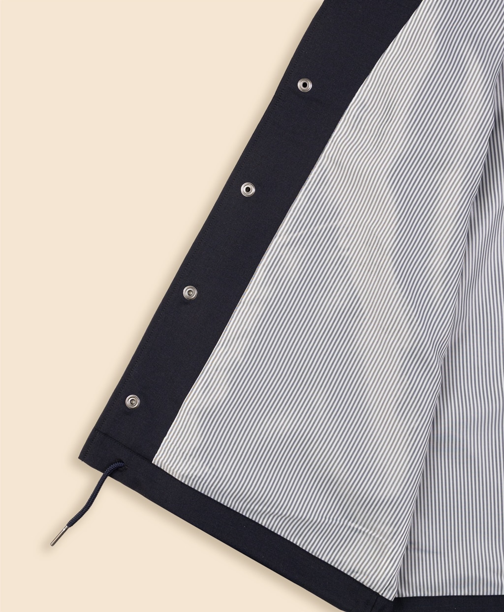 ウール／ポリエステル　コーチジャケット5