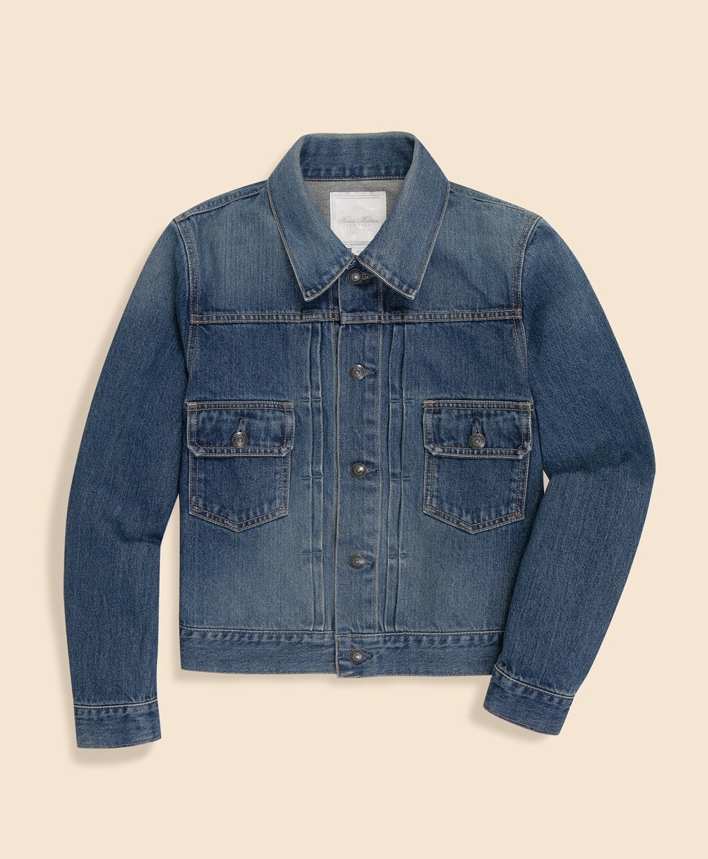 コットンデニム　ウォッシュド　トラッカージャケット1