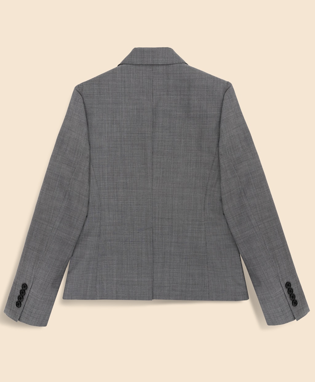 ポリエステル/ウール　ピンヘッド　シングル２ボタンジャケット2