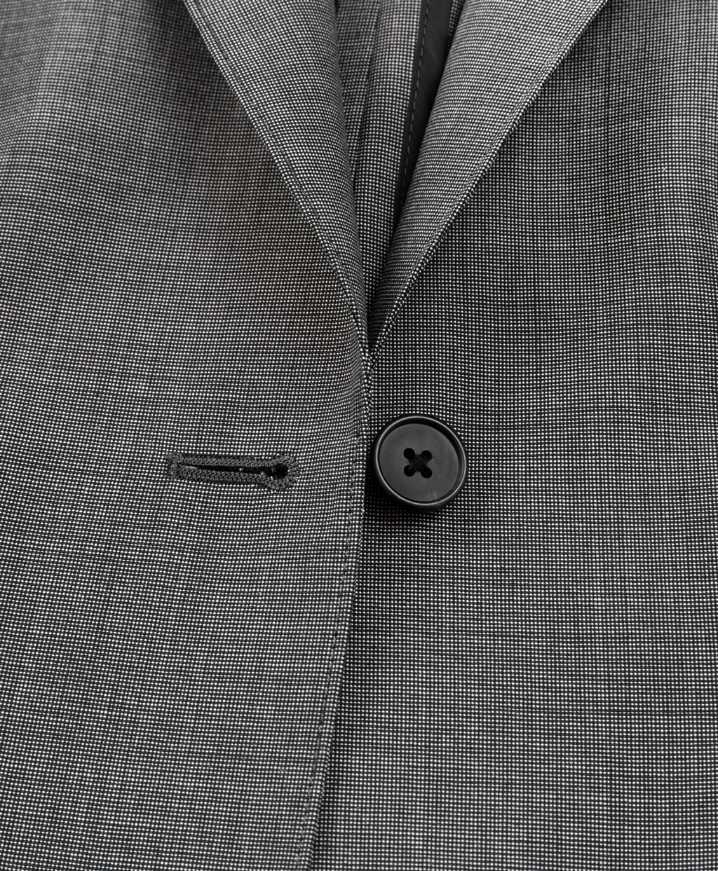 ポリエステル/ウール　ピンヘッド　シングル２ボタンジャケット4