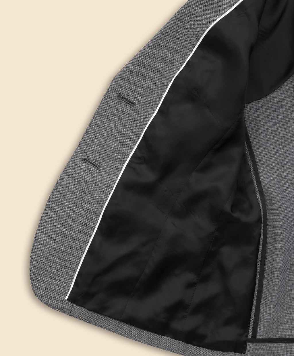 ポリエステル/ウール　ピンヘッド　シングル２ボタンジャケット5