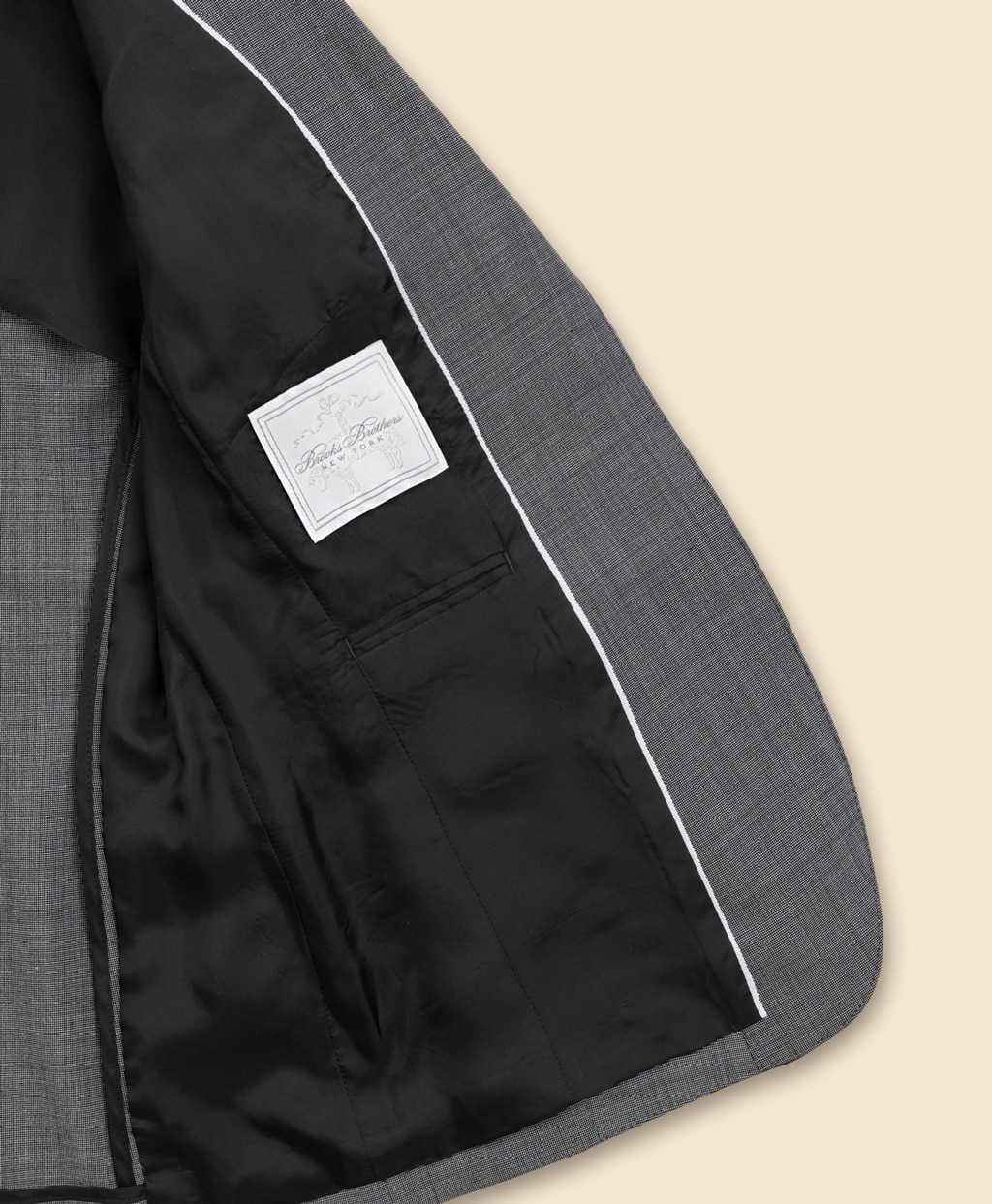 ポリエステル/ウール　ピンヘッド　シングル２ボタンジャケット6