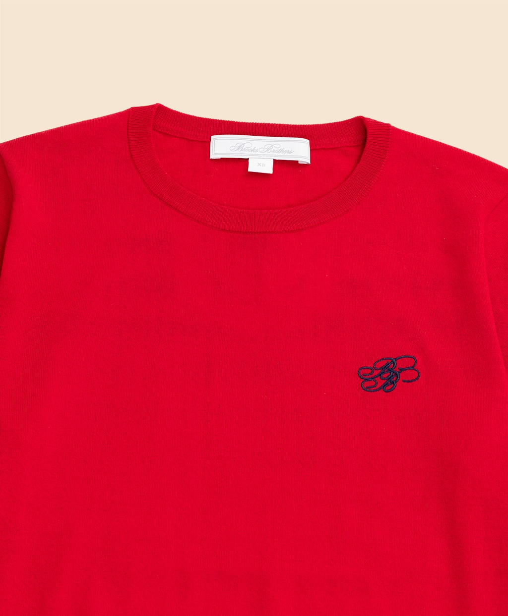 【Double B Collection】 キュプラ/ナイロン　BBロゴ　ショートスリーブセーター2