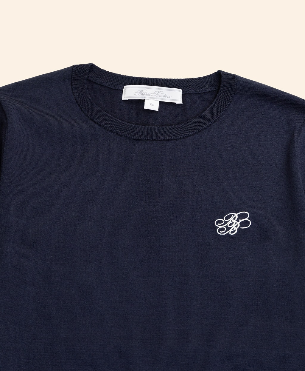 【Double B Collection】 キュプラ/ナイロン　BBロゴ　ショートスリーブセーター2