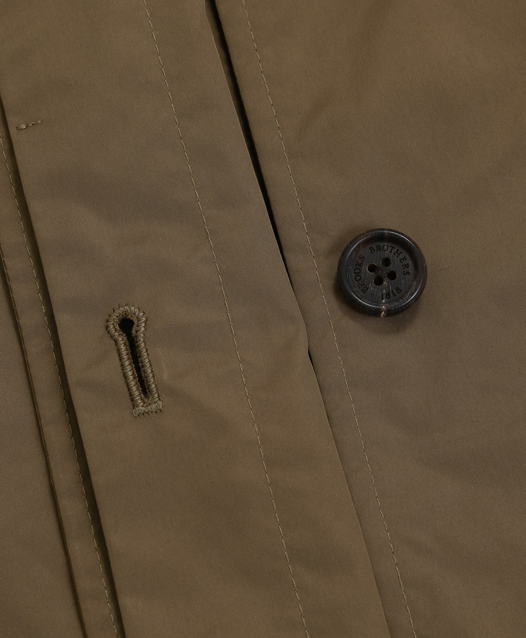 ポリエステル　ハイカウントツイル　パッカブル　ベルテッドロングコート4