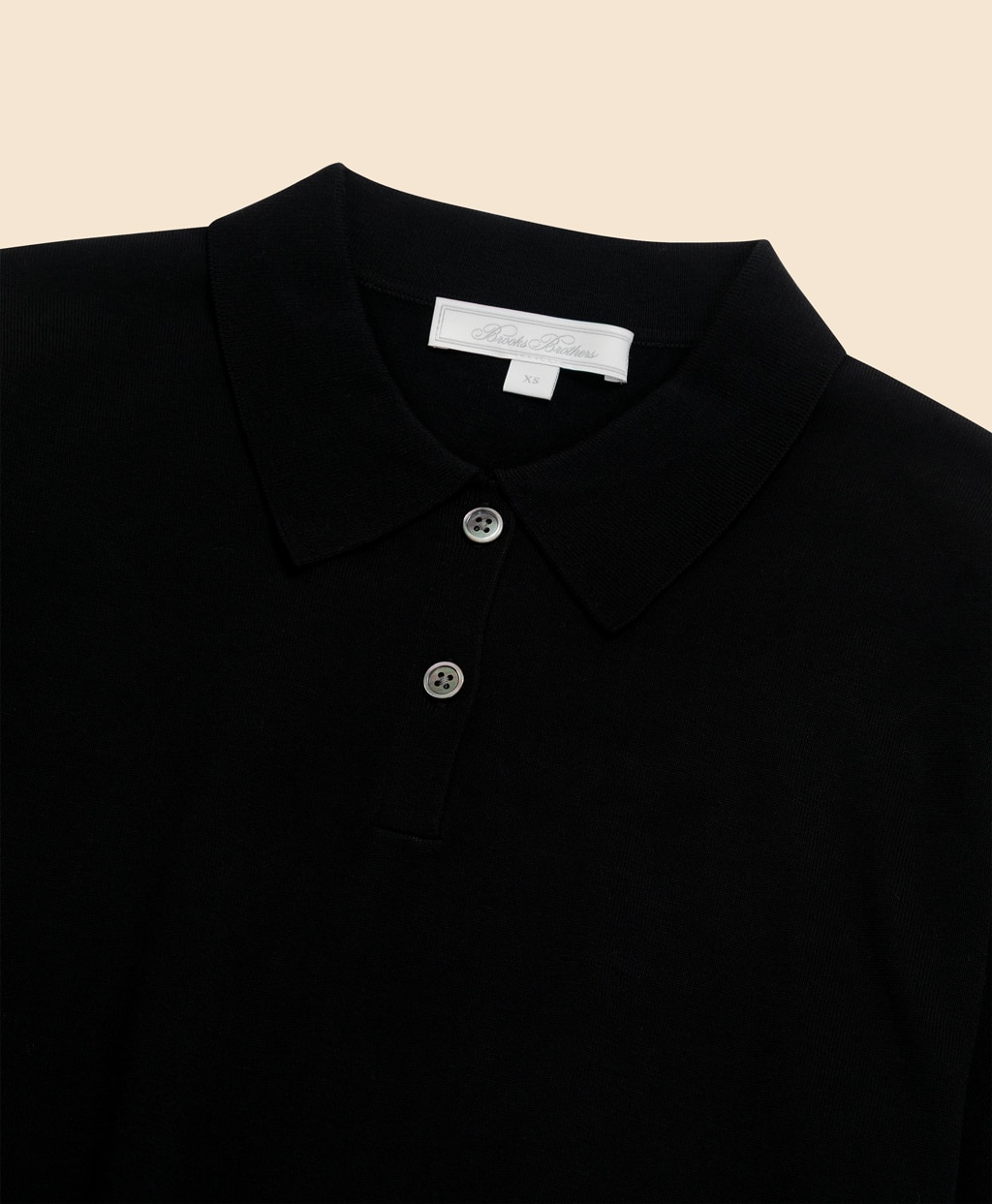 【Double B Collection】コットン　BBロゴ　ポロセーター2