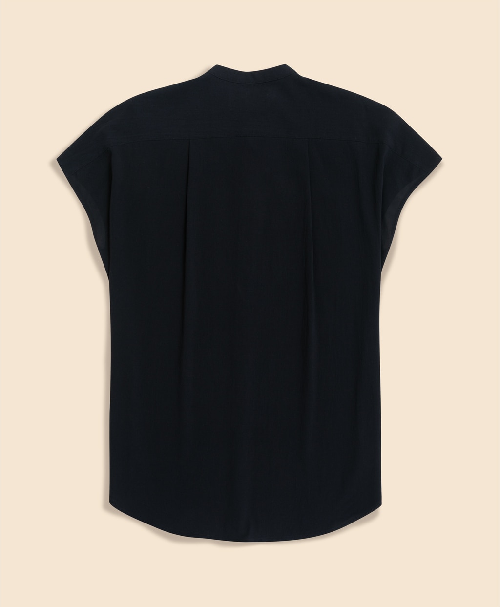 コットンボイル　ダブルポケット　リラックスフィット　ノースリーブブラウス2