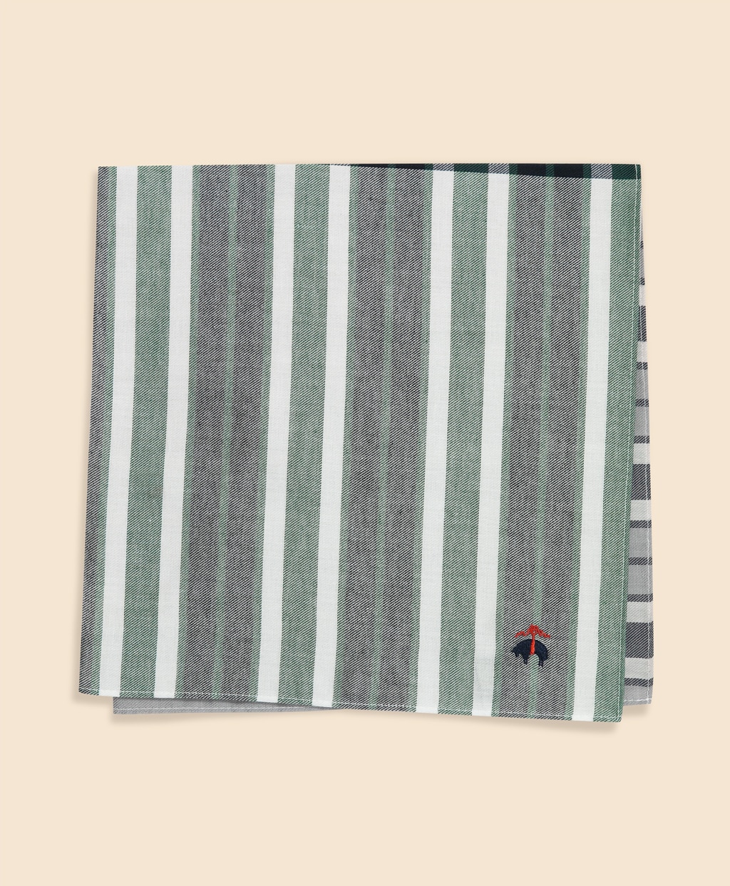 コットン　GFロゴ　プラッド　ハンカチ1