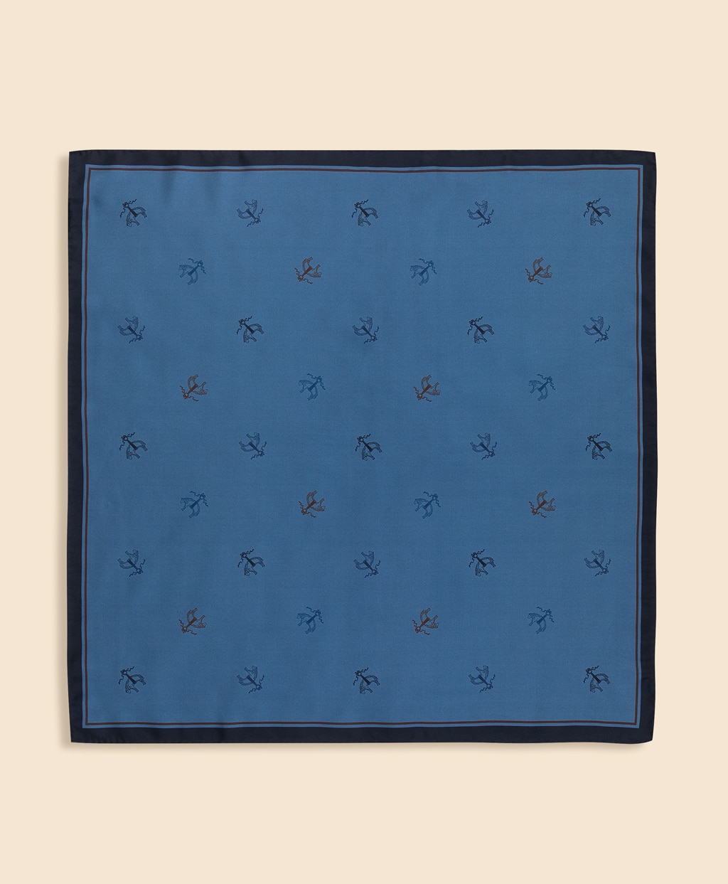 シルク　GFプリント　スカーフ1