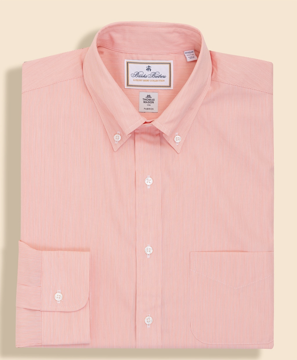 ラグジュアリー　コットンポプリン　ドレスシャツ　Regular Fit1