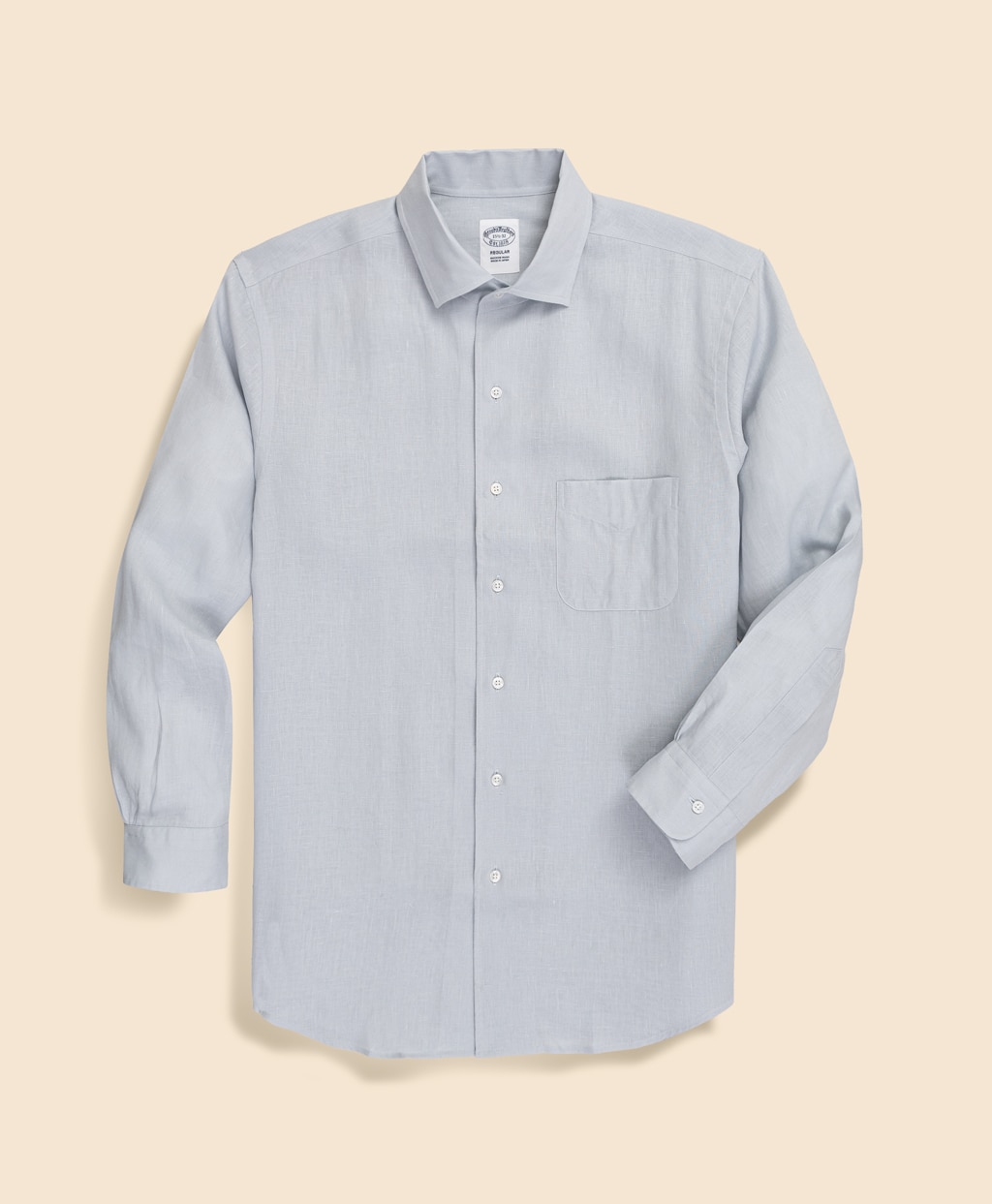 リプロダクト リネン オープンカラー ドレスシャツ Regular Fit