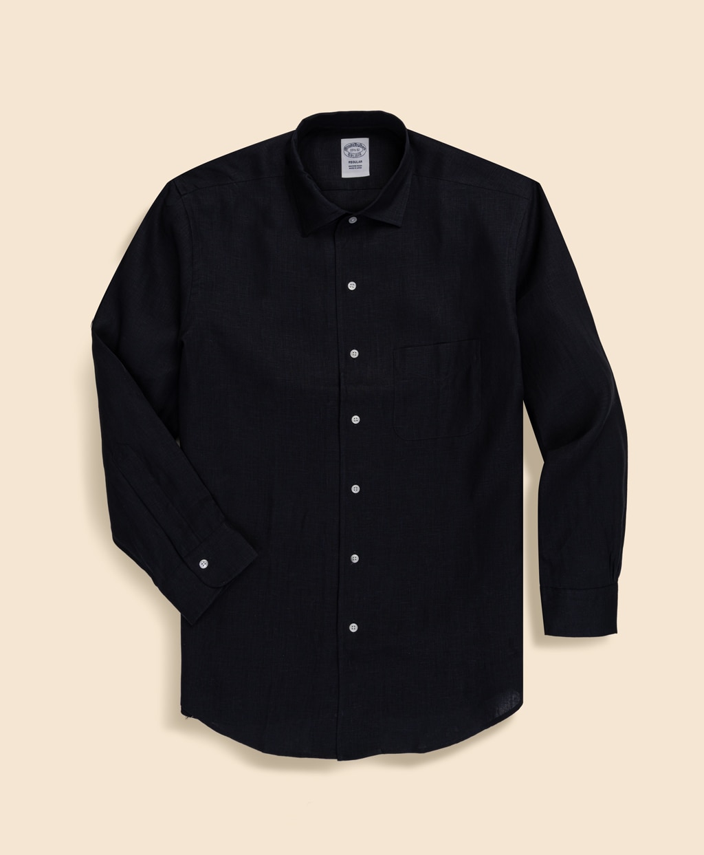 リプロダクト　リネン　オープンカラー　ドレスシャツ　Regular Fit2