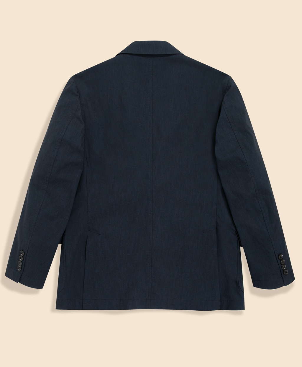 コットンブレンド　ウォッシャブル　段返り３釦アンコンジャケット　TOKYO model2