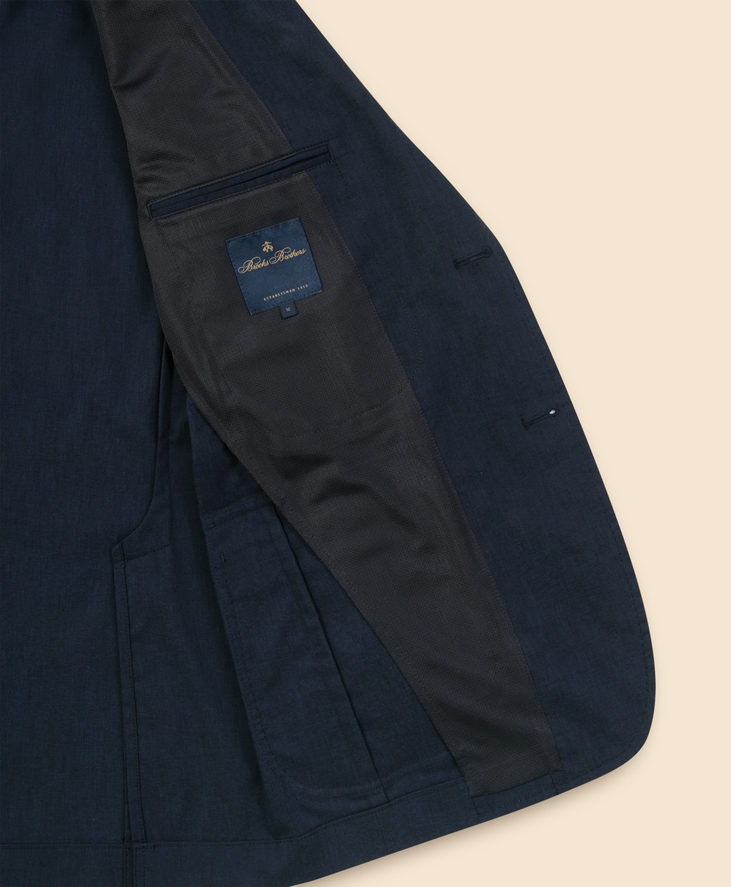 コットンブレンド　ウォッシャブル　段返り３釦アンコンジャケット　TOKYO model6