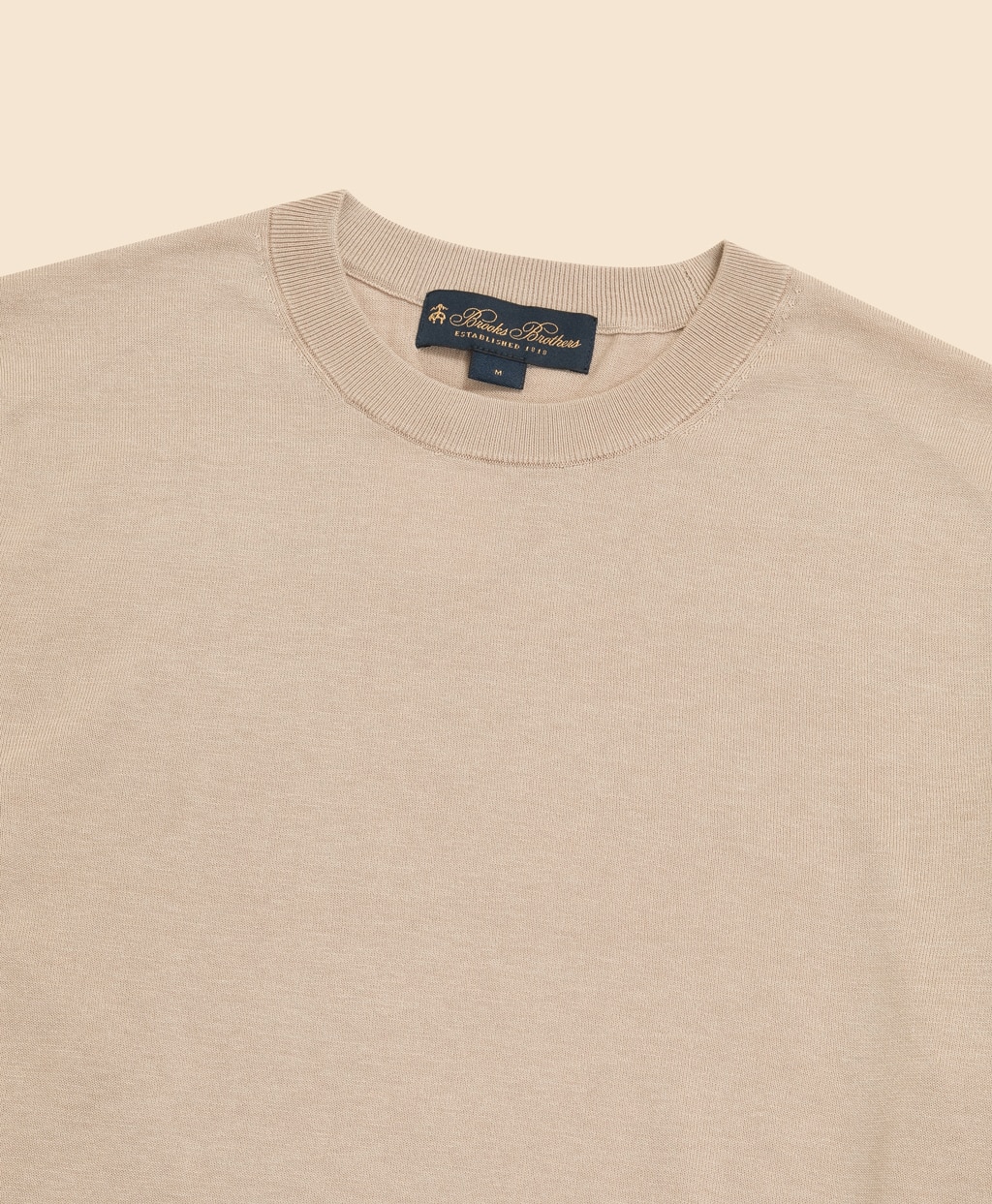 コットン／シルク　クルーネック　ショートスリーブセーター2