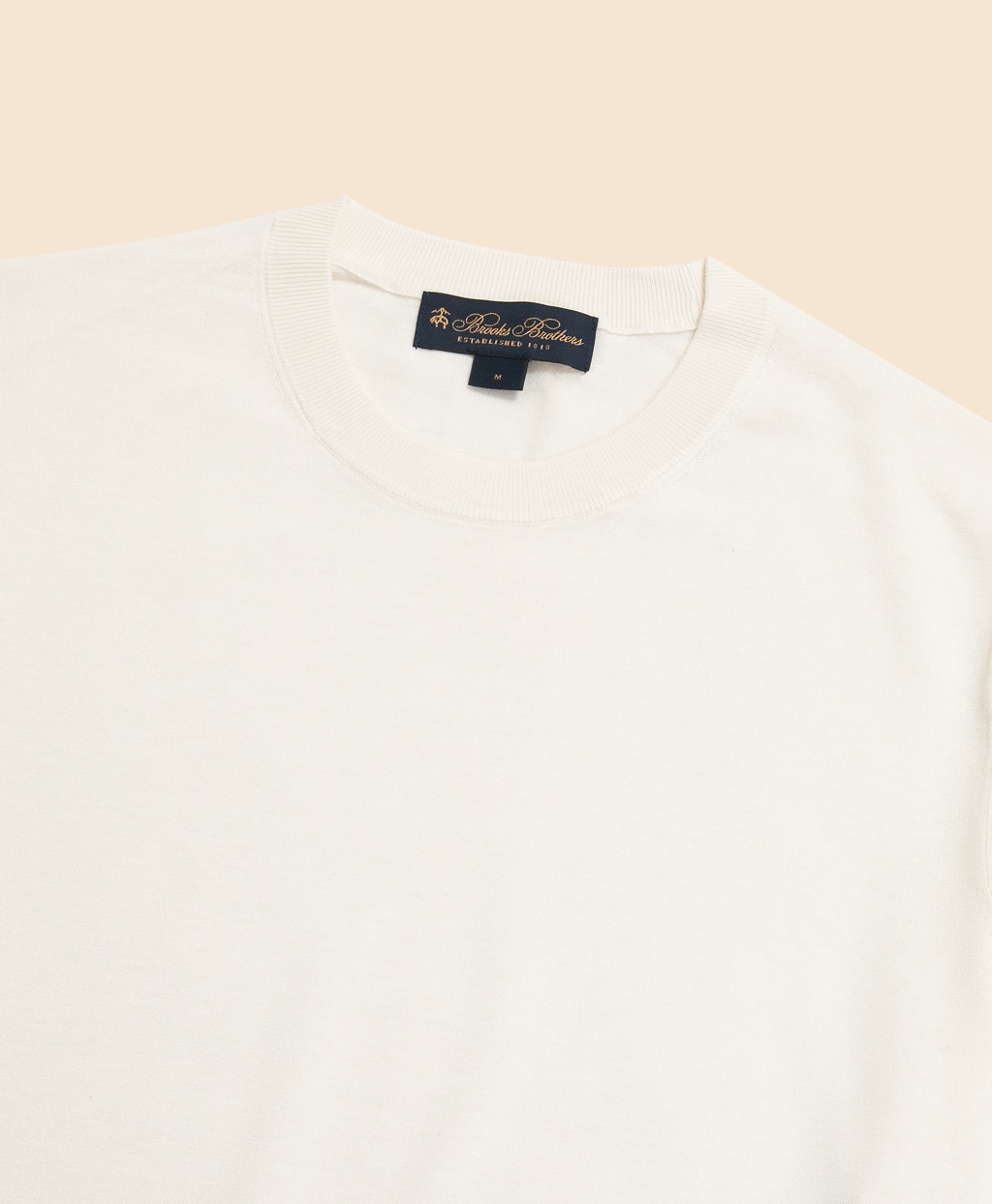 コットン／シルク　クルーネック　ショートスリーブセーター2