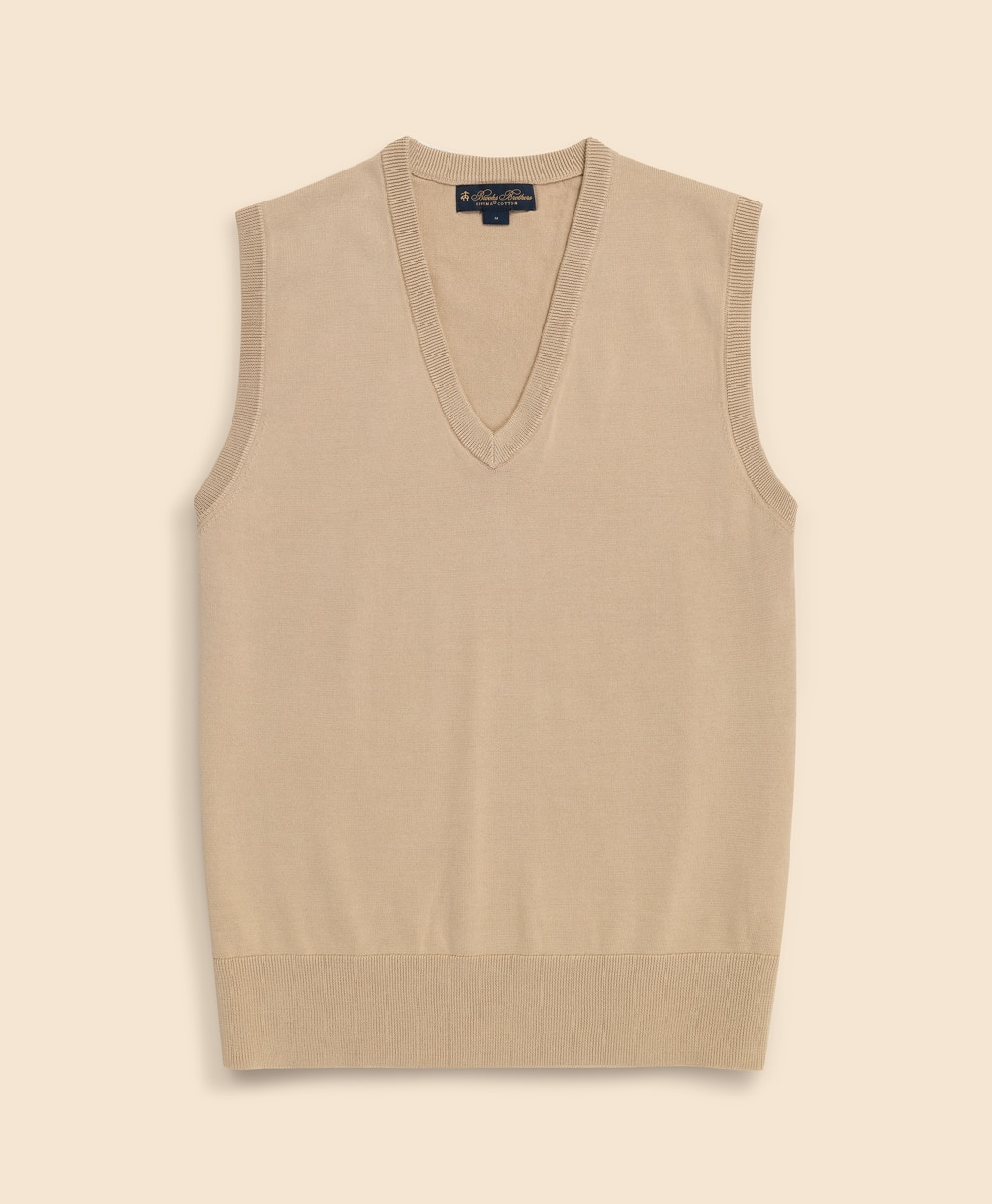 スーピマコットン　Ｖネックベスト1