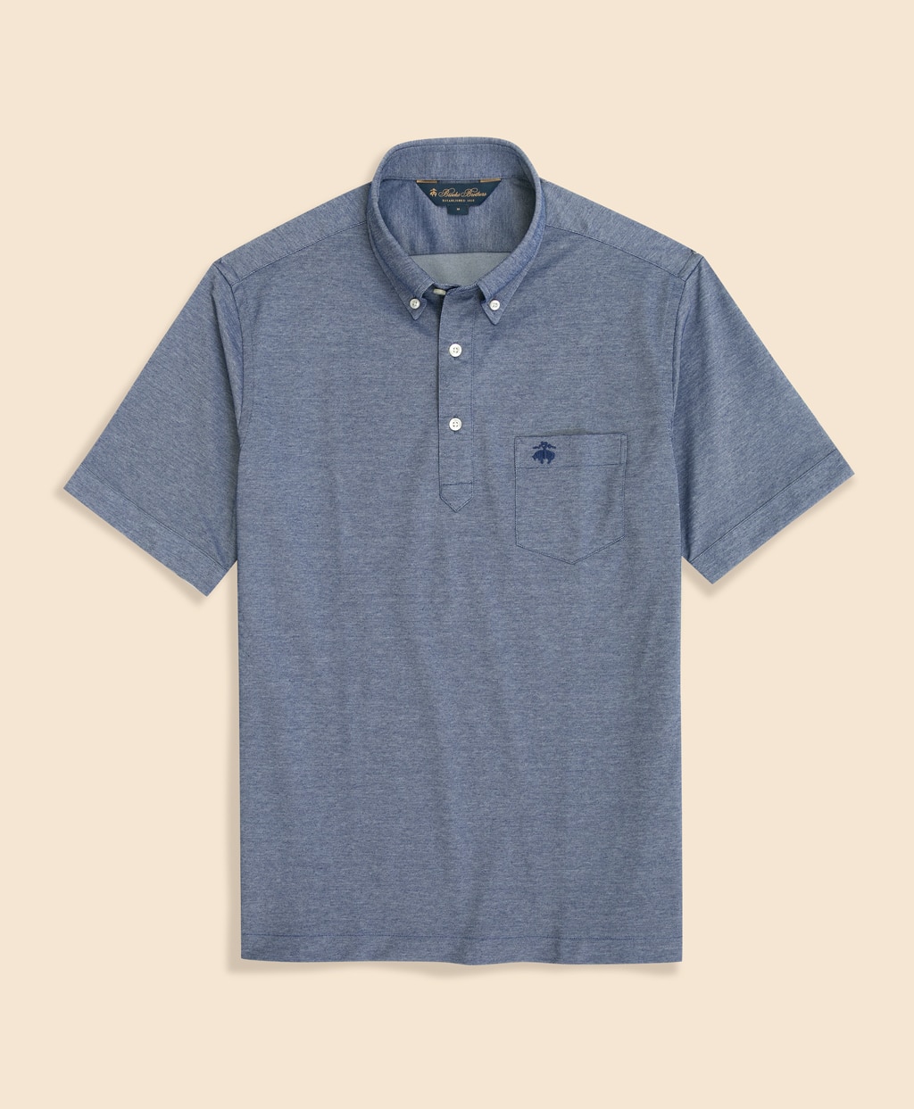 コットン/ポリエステルピケ　GFロゴ　ポケット　ポロシャツ1