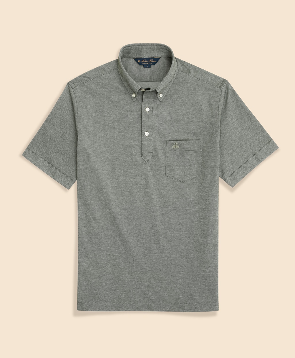 コットン/ポリエステルピケ　GFロゴ　ポケット　ポロシャツ1