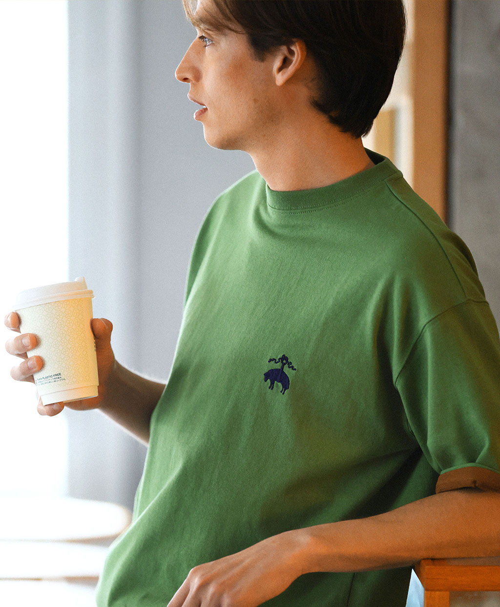 ◆オンラインストア限定◆USAコットンジャージー　ビッグGFロゴ　Tシャツ4