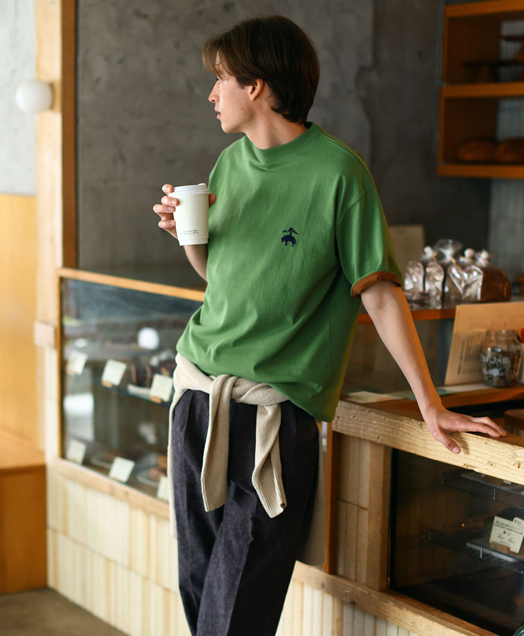 ◆オンラインストア限定◆USAコットンジャージー　ビッグGFロゴ　Tシャツ5