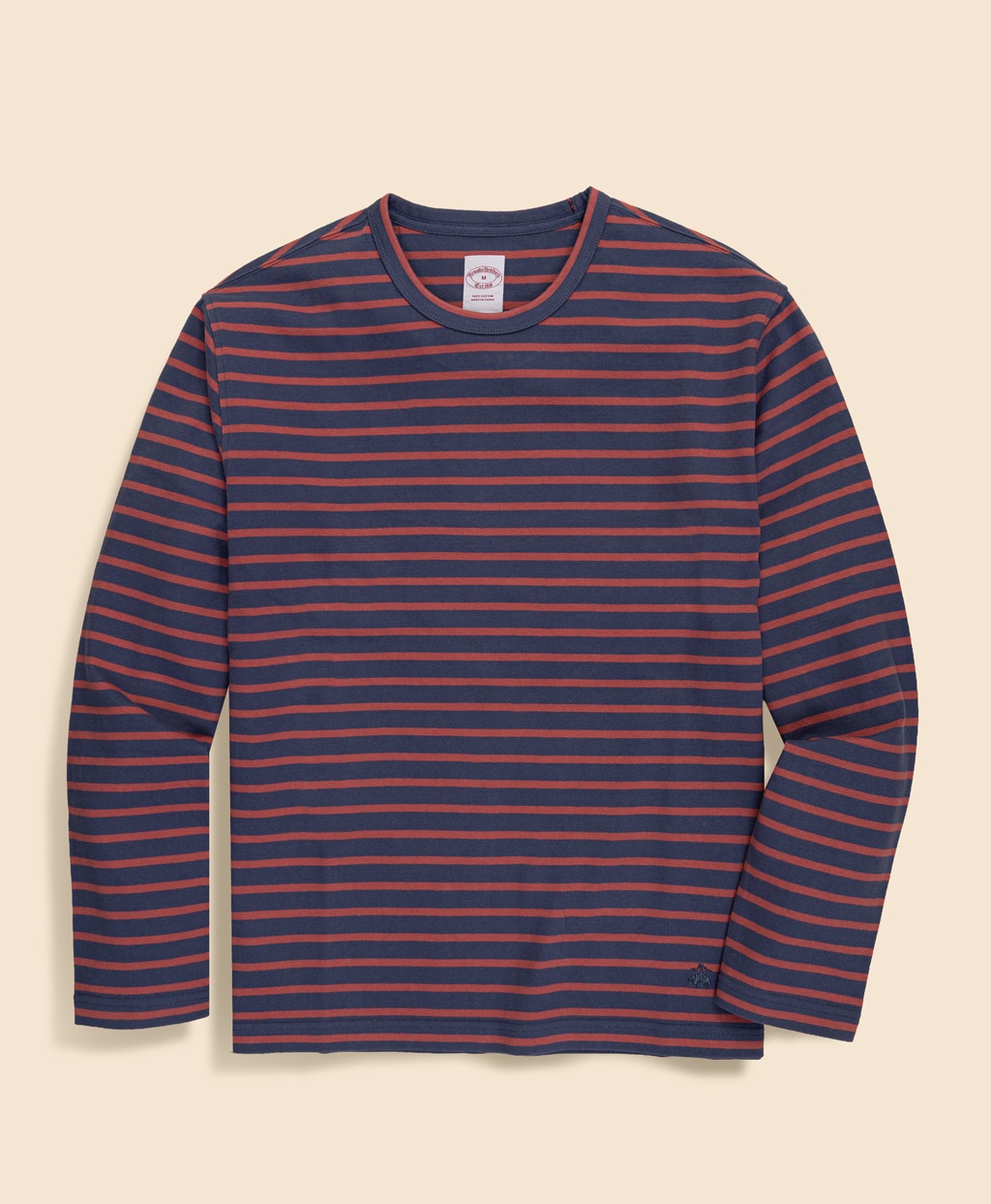 コットン　GFロゴ　マリナーストライプ　ロングスリーブTシャツ1