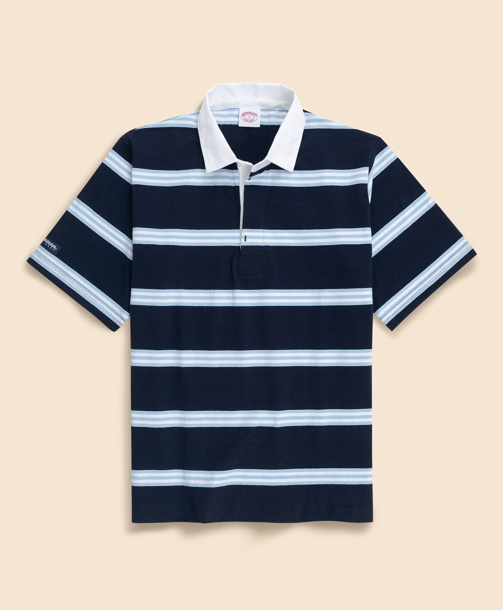 Brooks Brothers × BARBARIAN　コットン　ライトウェイト　ラグビーシャツ1