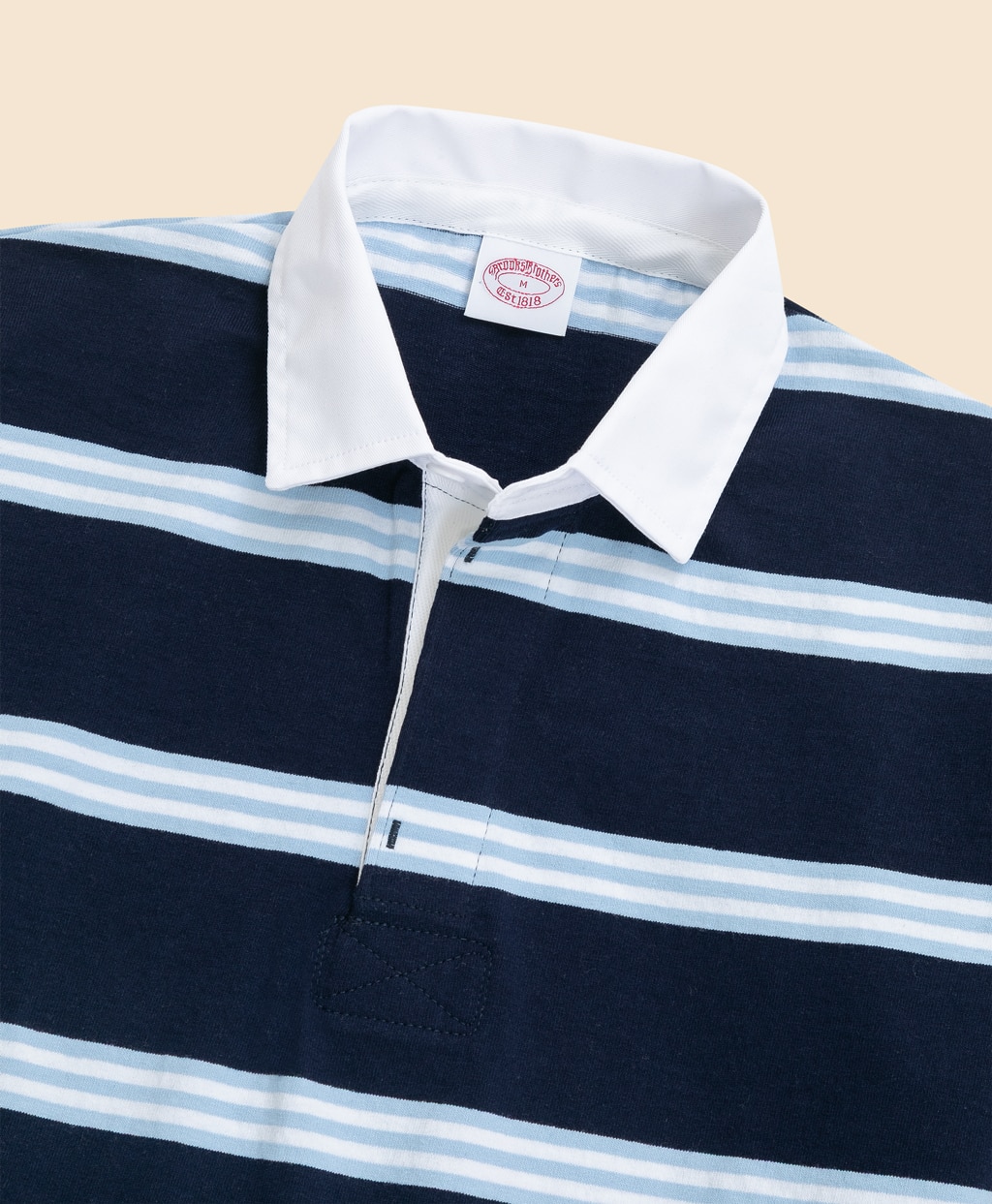 Brooks Brothers × BARBARIAN　コットン　ライトウェイト　ラグビーシャツ2